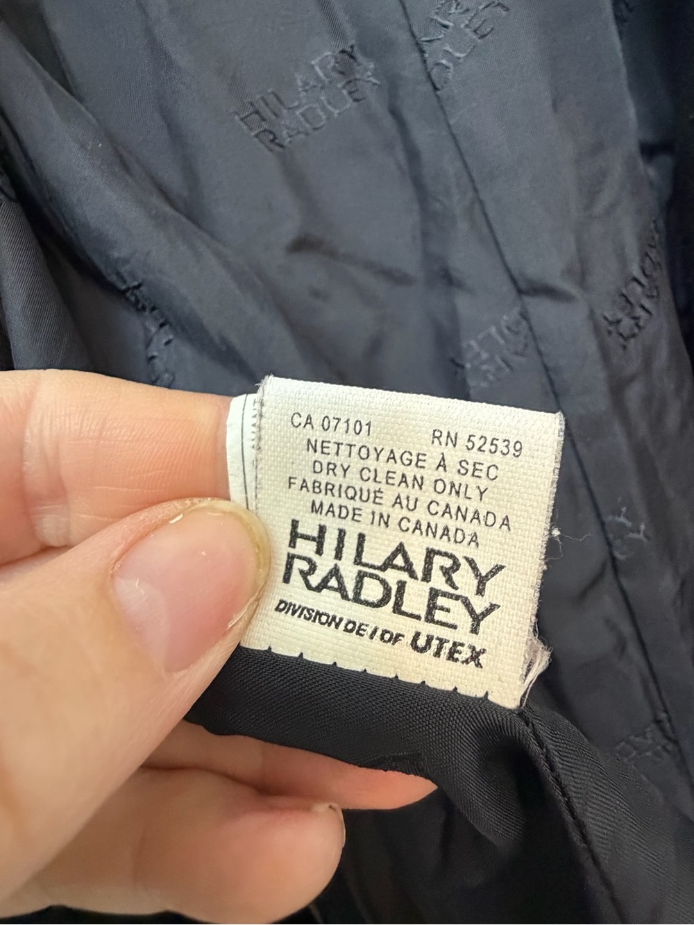 Nordstrom Hilary Radley Black Wool Blend Long Coat Size 8 Classic Minimalist - Picture 10 of 11